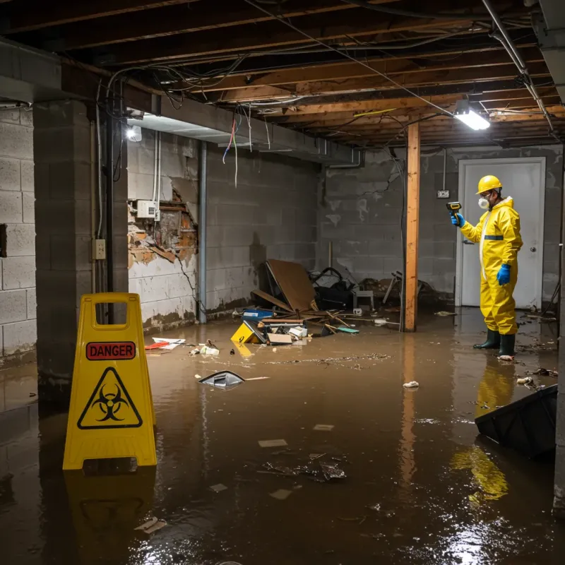 Flooded Basement Electrical Hazard in Fairbanks North Star Borough, AK Property